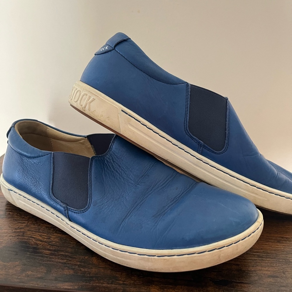 Birkenstock women’s slip on leather sneaker, Barrie